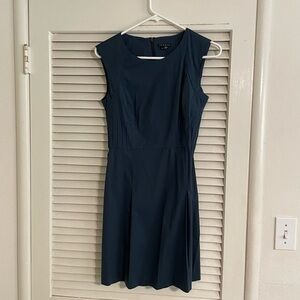 Theory blue sleeveless dress